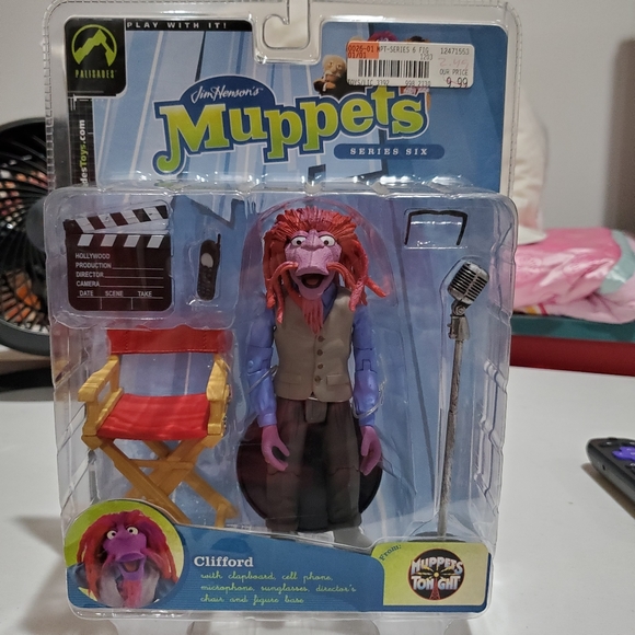 2003 PALISADES MUPPETS CLIFFORD FIGURE SET SEALED L👀K - Picture 7 of 7